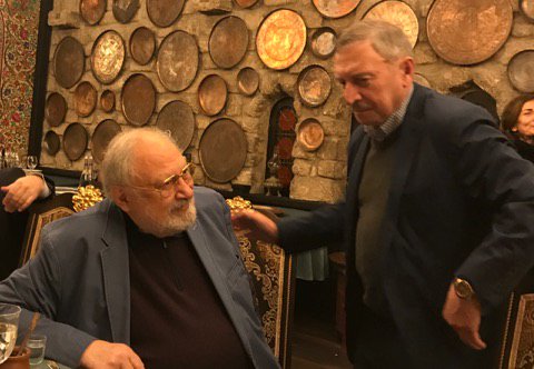Rüstəm İbrahimbəyov Bakıya gəlib - Fotolar