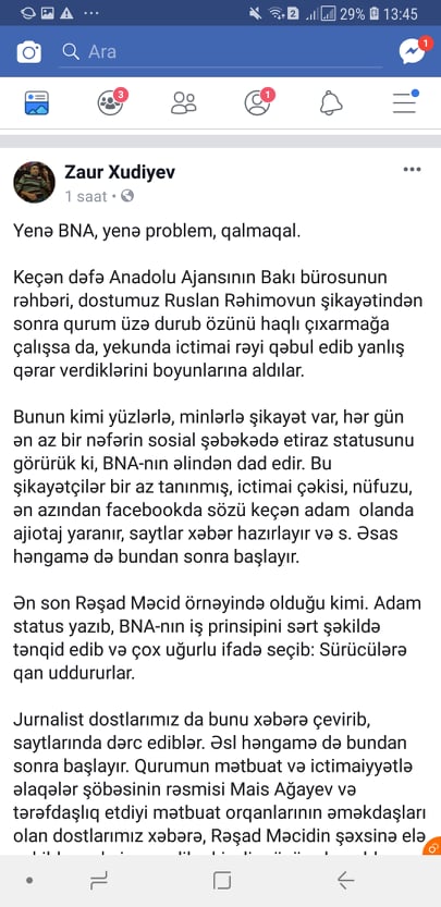 Yenə BNA, yenə problem, qalmaqal…