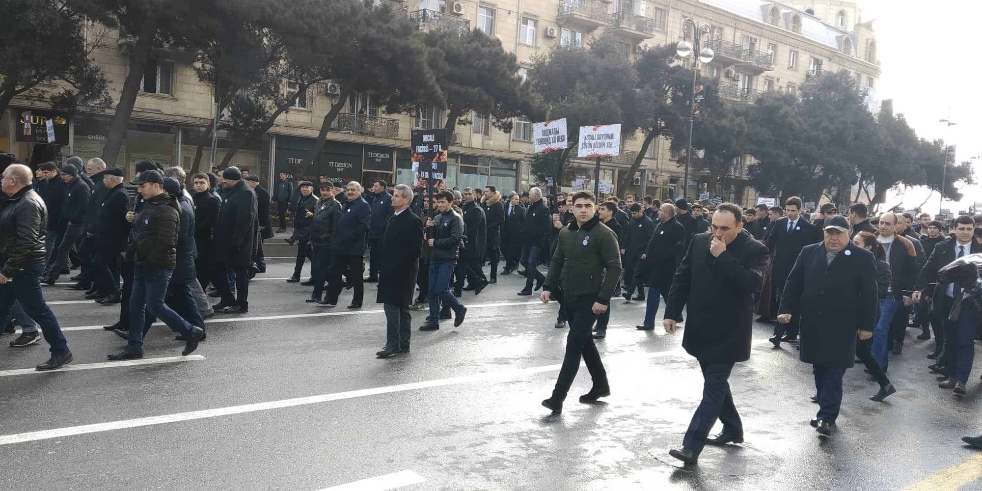 Prezident İlham Əliyevin iştirakı ilə Bakıda yürüş keçirilir - FOTO - CANLI