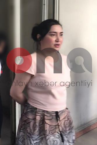 Həbsdə olan Fədayə Laçının fotosu
