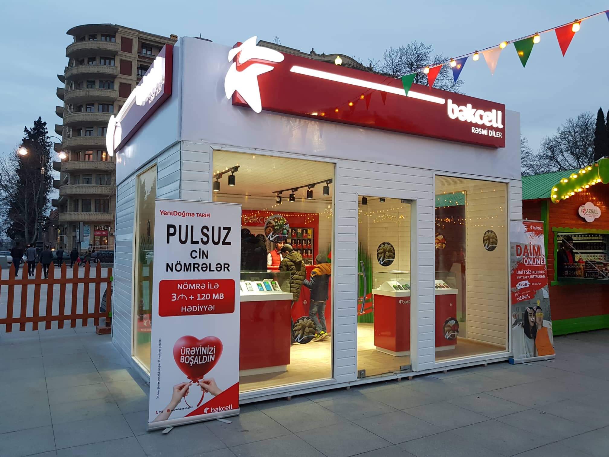 Bakcell Gəncə şəhərində təşkil edilmiş Novruz şəhərciyinin baş sponsoru olub