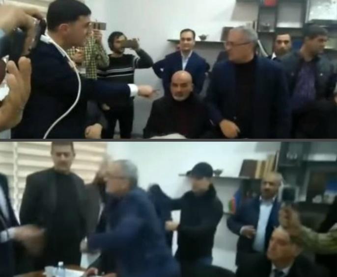Kərimli Həmidova hücum etdi və …- Qalstuk altında gizlənənlərin DAVASI