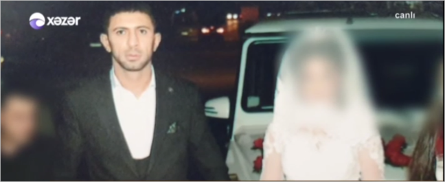 Taksi sürücüsünə qoşulub qaçan 3-cü kurs tələbəsinin toyundan FOTOLAR