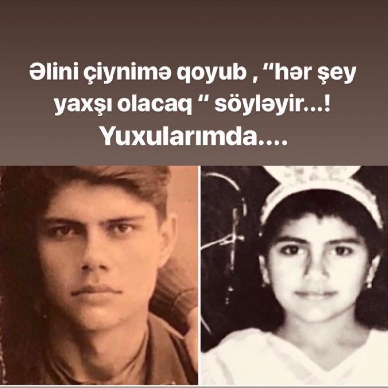 Nərgiz Cəlilova: - "Ağlama, yanındayam" - FOTO