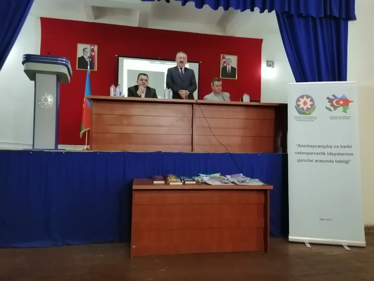 “Azərbaycançılıq və hərbi vətənpərvərlik ideyalarının gənclər arasında təbliği” layihəsi çərçivəsində növbəti tədbir keçirilib