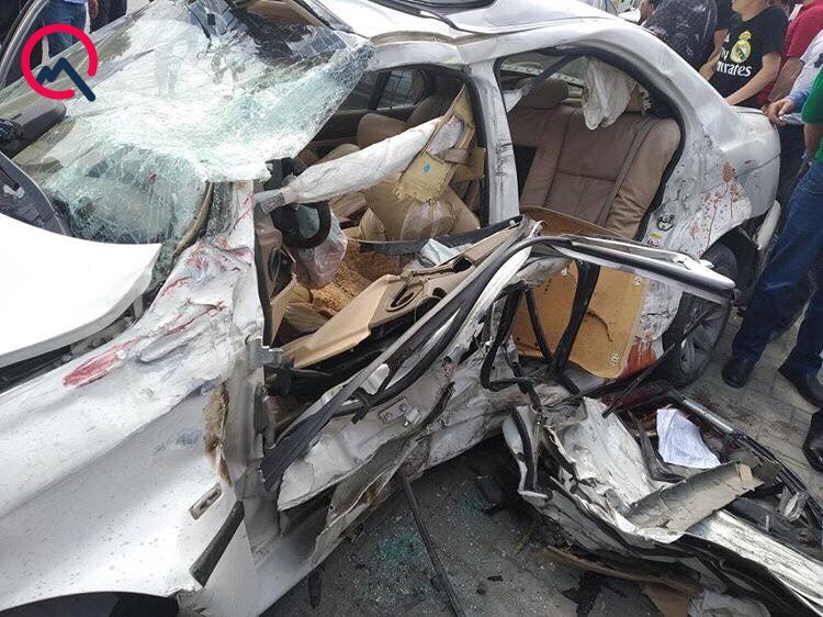 Bakıda ata və oğulun öldüyü ağır yol qəzasının görüntüləri - FOTO + VİDEO
