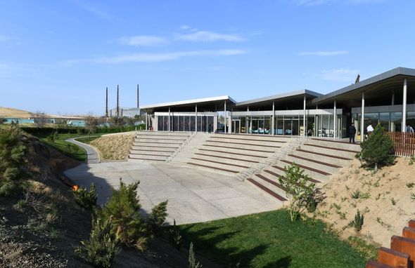 İlham Əliyev “Yanardağ” qoruğunun açılışında - FOTO