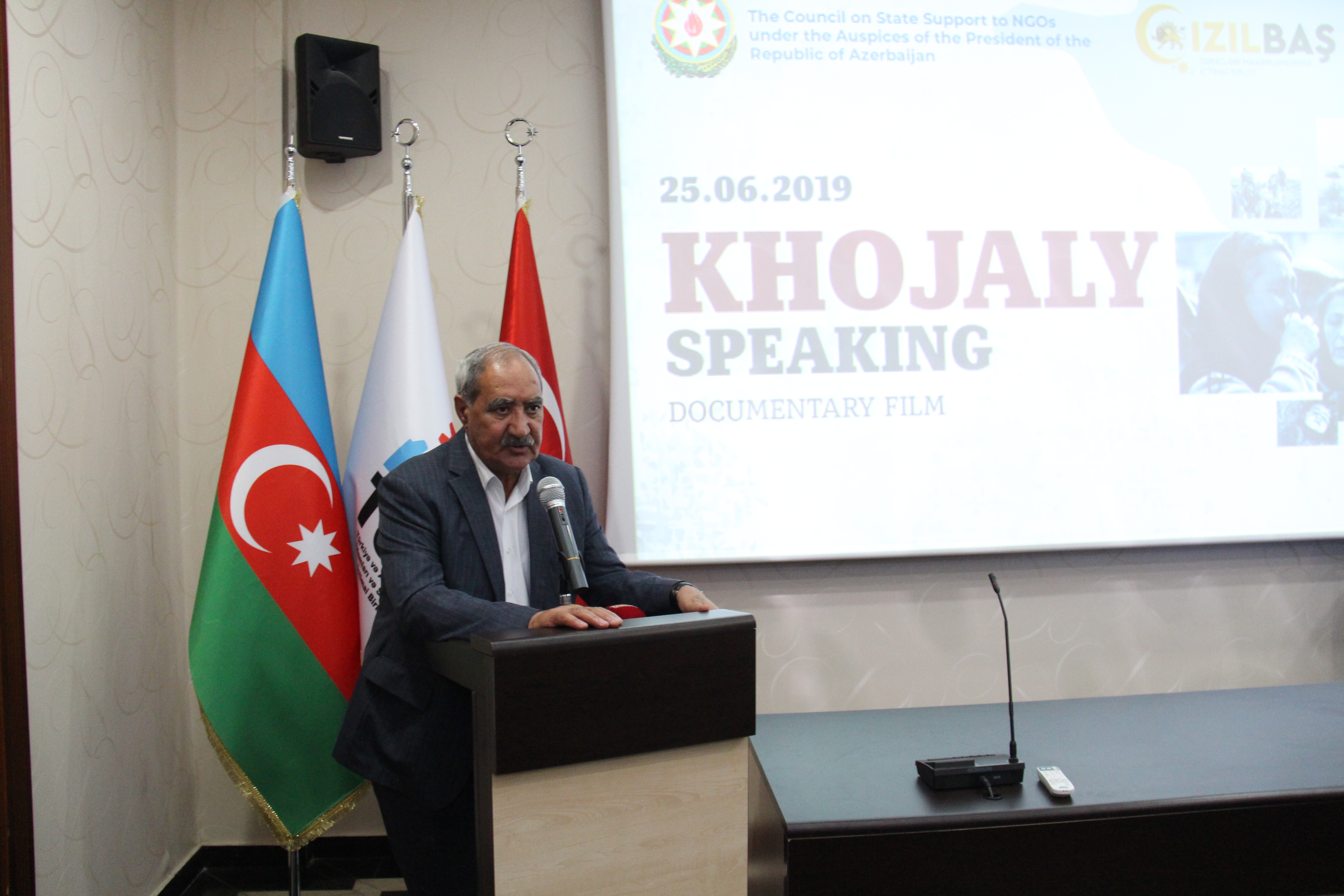 “DANIŞIR XOCALI” sənədli filmi təqdim olunub - FOTO/VİDEO