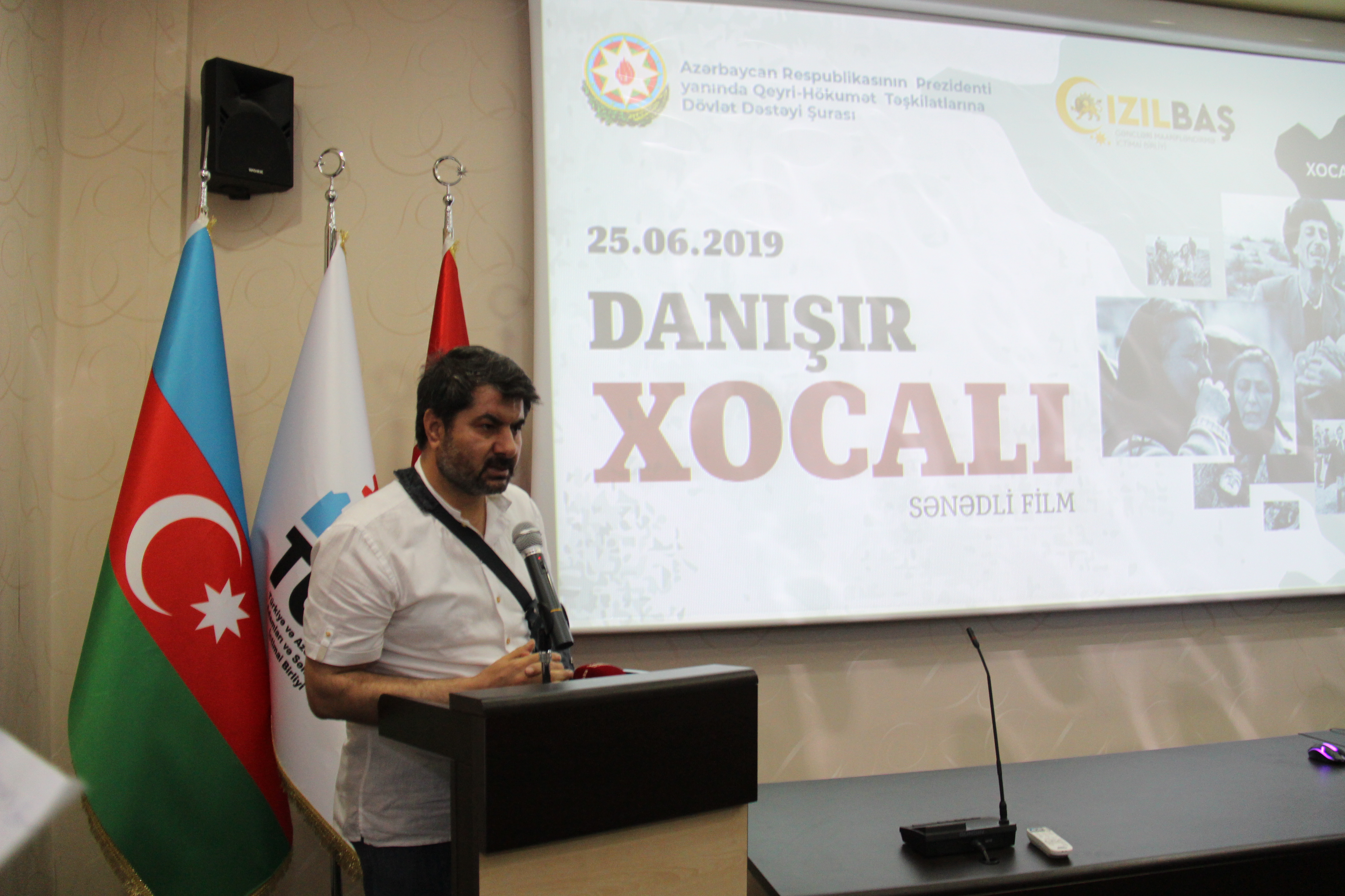 “DANIŞIR XOCALI” sənədli filmi təqdim olunub - FOTO/VİDEO