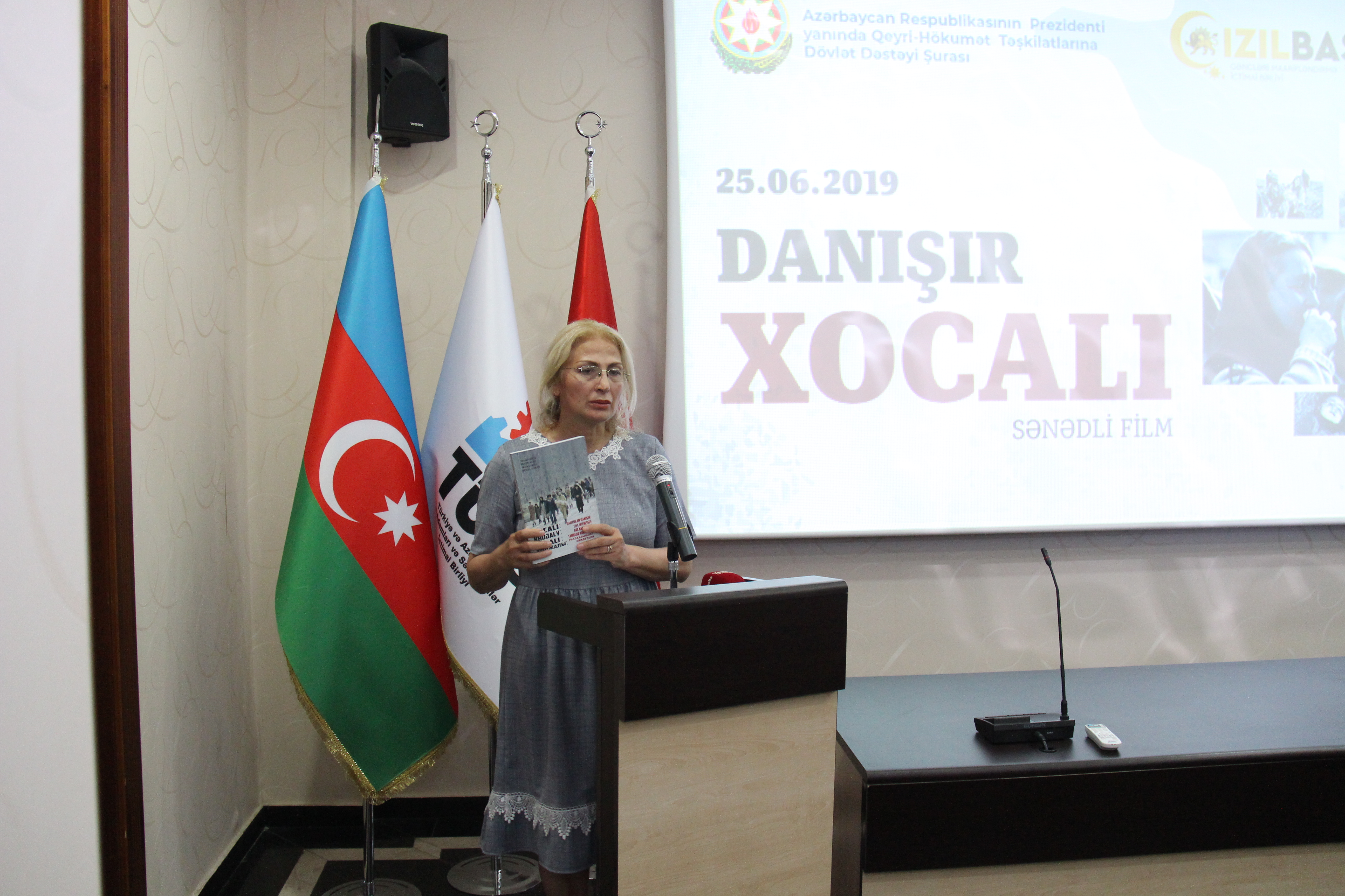“DANIŞIR XOCALI” sənədli filmi təqdim olunub - FOTO/VİDEO