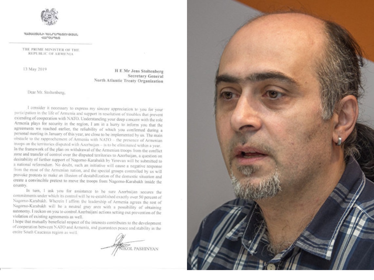 “Bir ilə Qarabağdan çıxırıq” – Paşinyandan NATO baş katibinə şok məktub + Foto