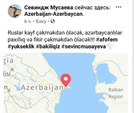 "Ruslar kayfdan öləcək, azərbaycanlılar..." — Sevinc Musayeva - FOTO