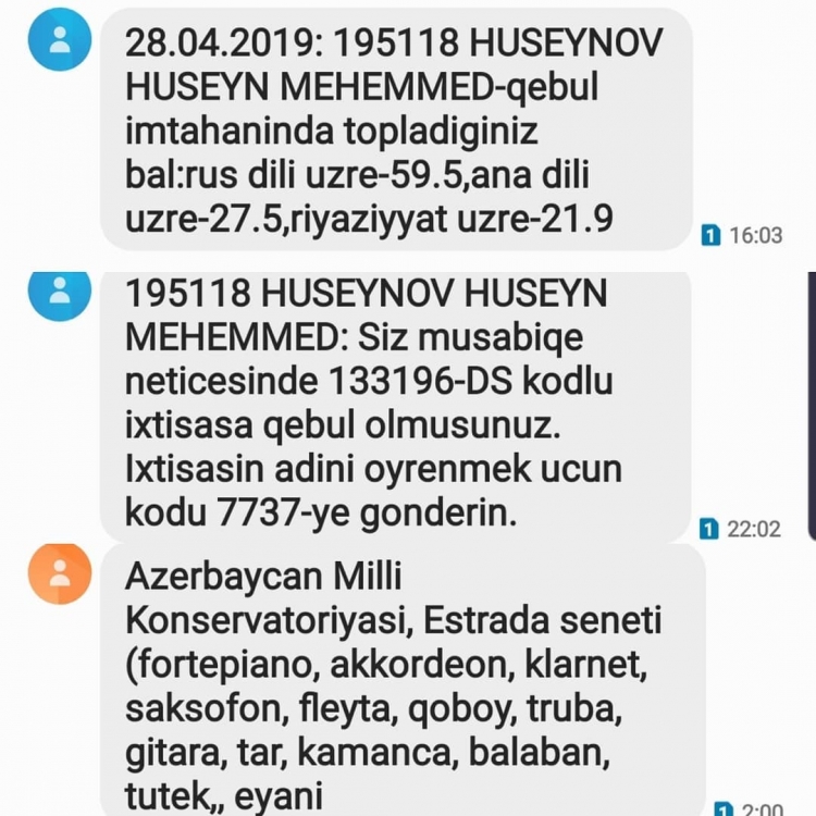 35 yaşlı musiqiçi tələbə oldu