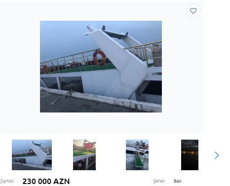 Azərbaycanda 230 min manata yaxta satılır - FOTO