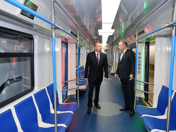 Prezident İlham Əliyev Bakı Metropoliteninin