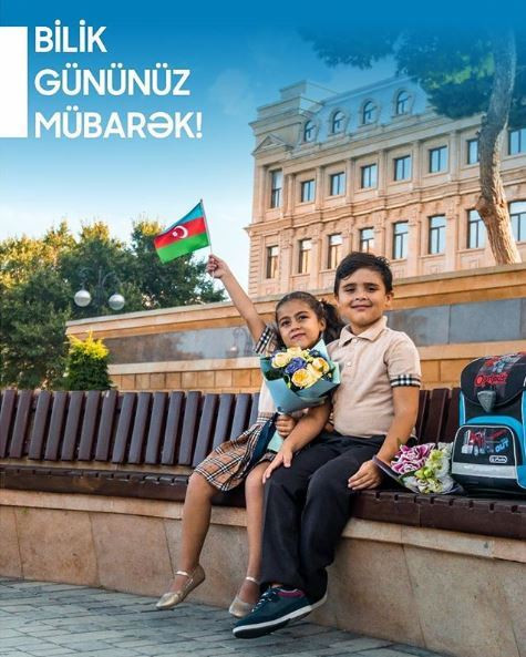 Mehriban Əliyeva şagird və tələbələri Bilik günü münasibəti ilə təbrik edib - FOTO