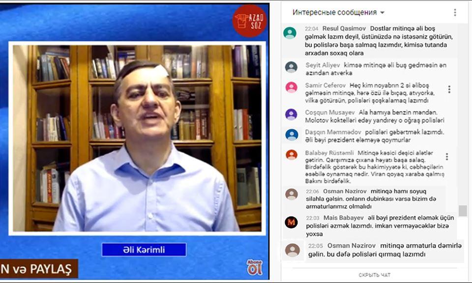 "Mitinqə bıçaqla gəlin!" - ölkədə kimlər xaos yaratmaq istəyir?