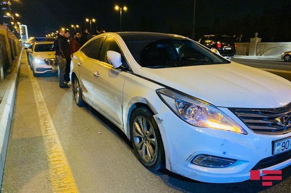 “Ayıq sürücü”nün məsuliyyətsizliyi qəzaya səbəb oldu: Prospektdə tıxac yarandı - FOTO