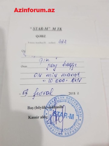 “STAR-M” MTK vətəndaşın xəbəri olmadan aldığı 250 minlik mənzili başqasına satıb – ŞİKAYƏT+FOTOLAR
