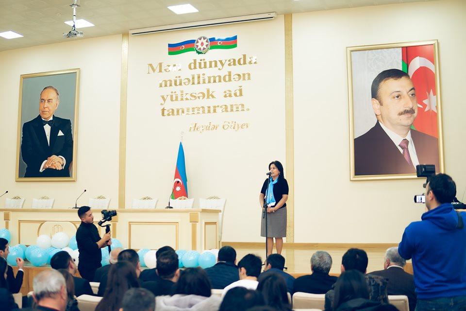 Pərvin Kərimzadə seçicilərini daha güclü Azərbaycan naminə səs verməyə çağırıb - FOTO-VİDEO