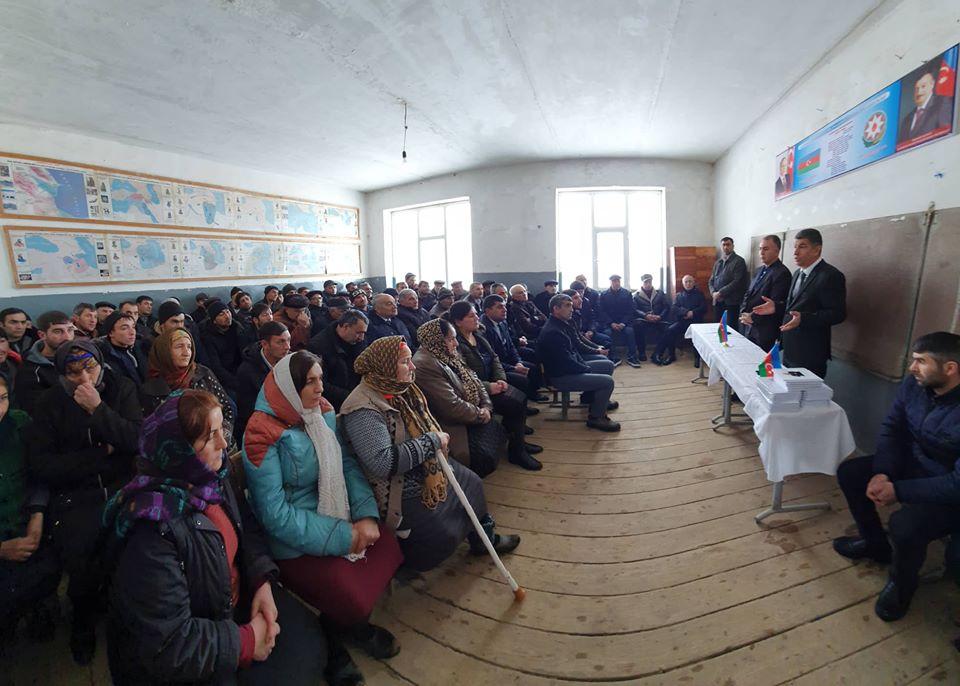 Şabran və Siyəzən seçiciləri Sadiq Qurbanovu seçir - FOTOLAR