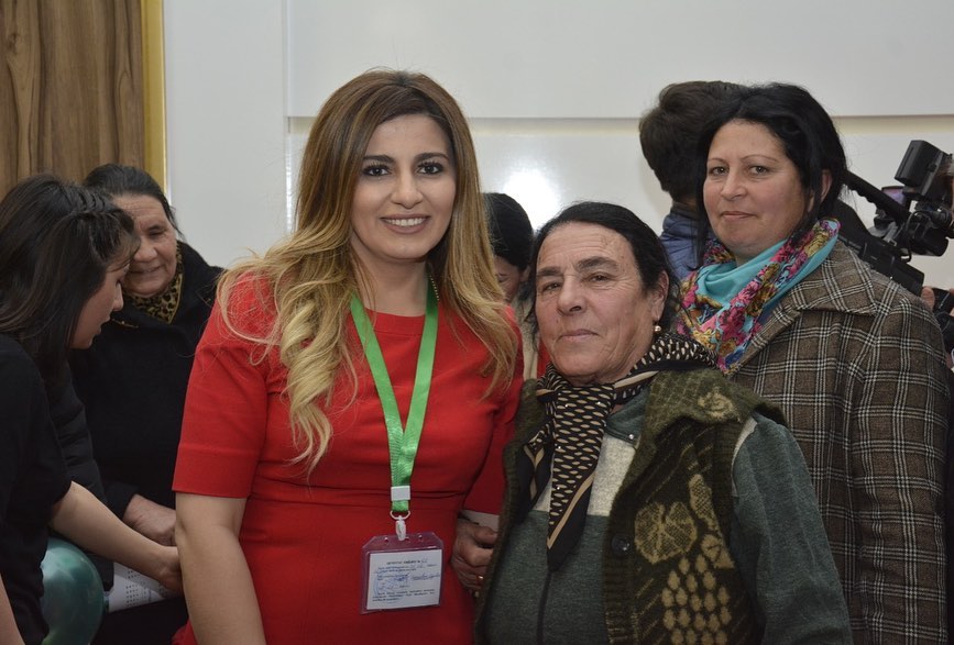 Gənc namizəd Rəna Qəfərova Ağstafa Mədəniyyət Mərkəzində təntənəli görüş keçirdi - FOTO