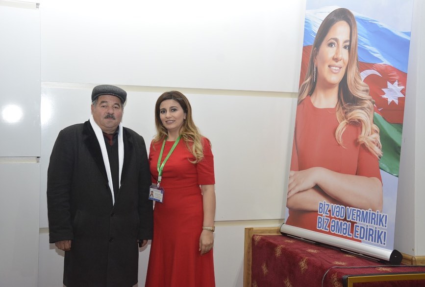 Gənc namizəd Rəna Qəfərova Ağstafa Mədəniyyət Mərkəzində təntənəli görüş keçirdi - FOTO