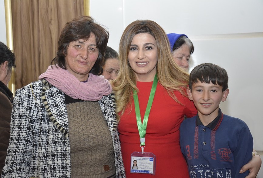 Gənc namizəd Rəna Qəfərova Ağstafa Mədəniyyət Mərkəzində təntənəli görüş keçirdi - FOTO