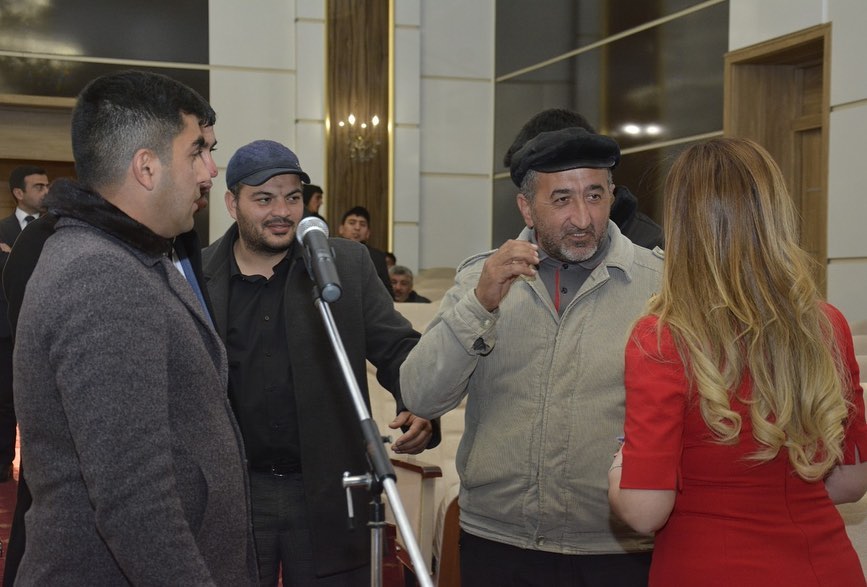 Gənc namizəd Rəna Qəfərova Ağstafa Mədəniyyət Mərkəzində təntənəli görüş keçirdi - FOTO