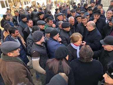 Çingiz Qənizadənin seçiciləri ilə izdihamlı görüşləri - Fotolar
