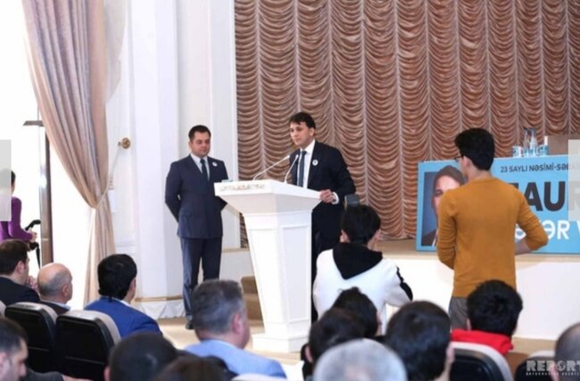 Zaur Darabzadənin seçicilərlə görüşü olub