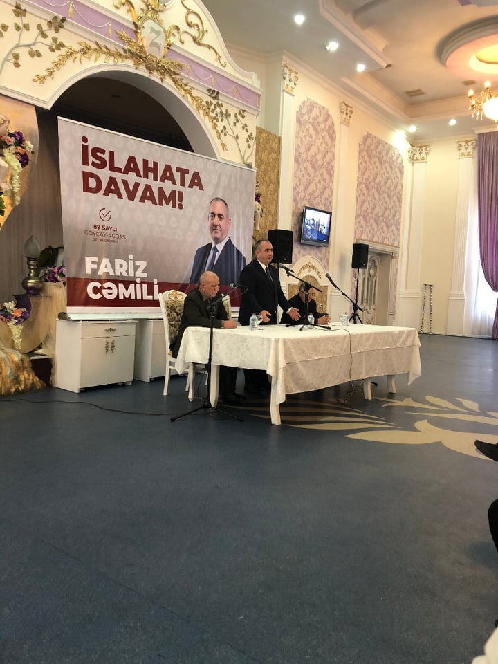 Göyçay və Ağdaş seçiciləri Fariz Cəmilinin ətrafında birləşdi - VİDEO