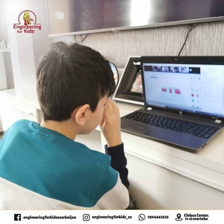 Engineering For Kids Azerbaijan-dan valideynlərə dəstək olaraq ödənişsiz dərslər!