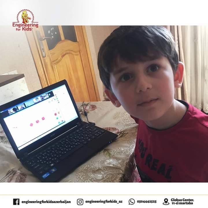 Engineering For Kids Azerbaijan-dan valideynlərə dəstək olaraq ödənişsiz dərslər!