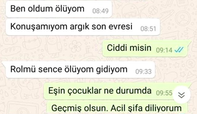 Türkiyədə COVID-19-dan ölən mədən işçisinin dostu ilə SON YAZIŞMASI — FOTO