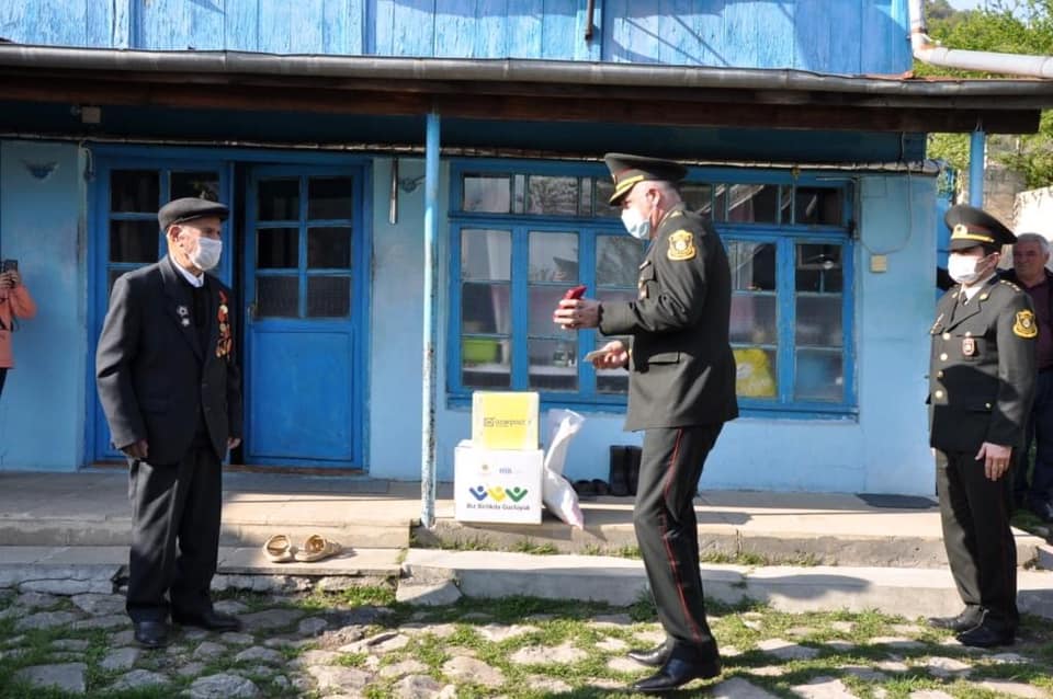 İsmayıllıda İkinci Dünya müharibəsi iştirakçıları qələbənin 75 illiyi münasibəti ilə təbrik ediliblər