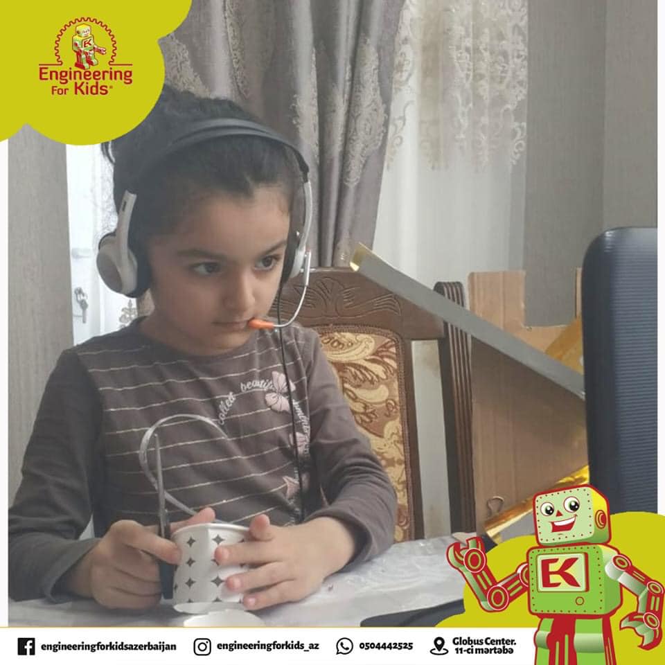 EngineeringForKidsAzerbaijan-dan onlayn dərslər üçün ƏLA TƏKLİF