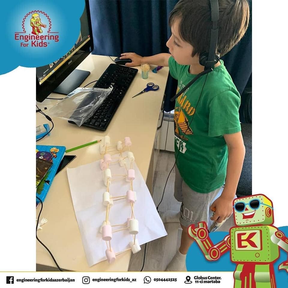 EngineeringForKidsAzerbaijan-dan onlayn dərslər üçün ƏLA TƏKLİF