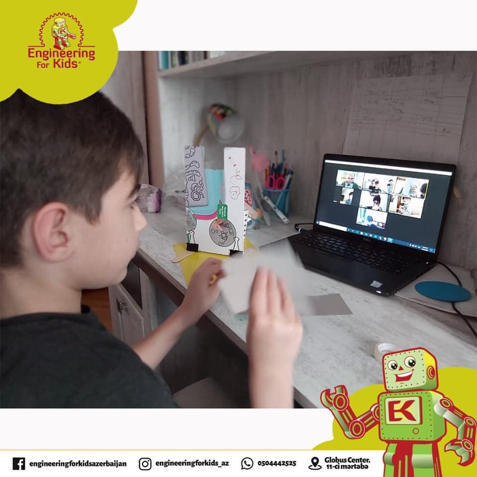 EngineeringForKidsAzerbaijan-dan onlayn dərslər üçün ƏLA TƏKLİF