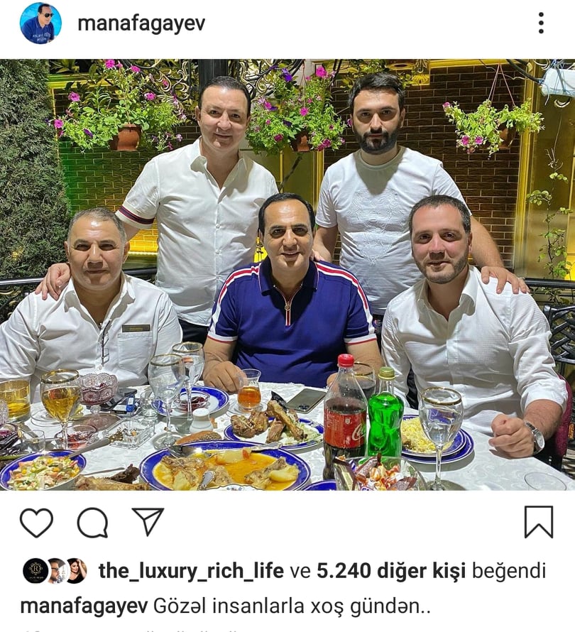 Manaf Ağayev oğluna nişan mərasimi keçirdi - FOTOLAR