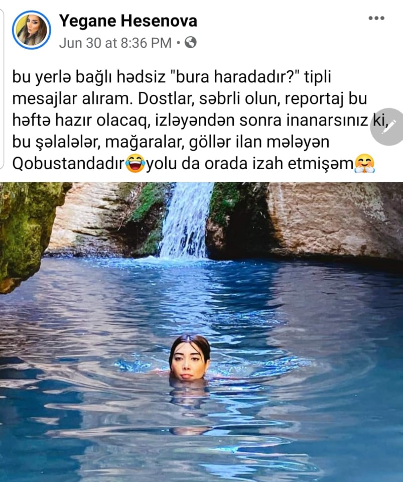 Qobustanda Tayland adalarını xatırladan əsrarəngiz məkan - FOTO