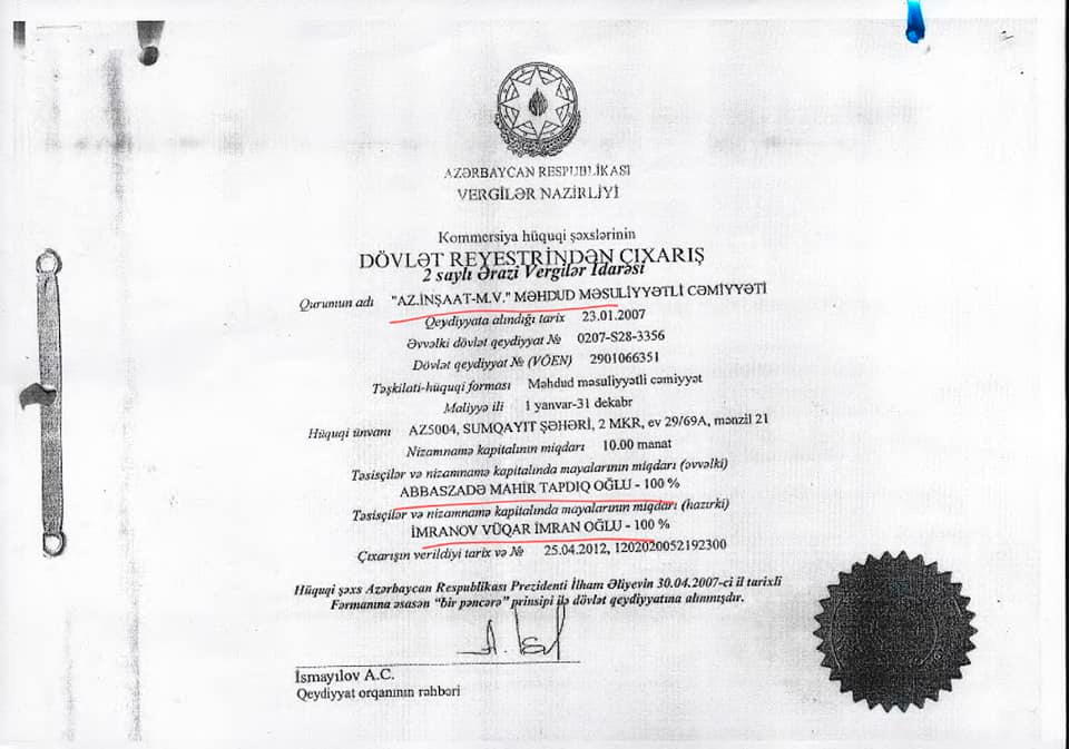 Deputat rəhbəri olduğu fondun 15 milyonluq sifarişini öz şirkətinə verdi - SƏNƏDLƏR