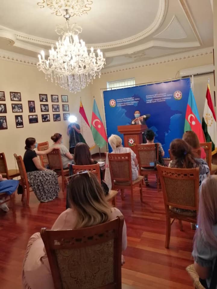 Azərbaycanın Tacikistandakı səfirliyində KİV nümayəndələri ilə görüş keçirilib - FOTOLAR