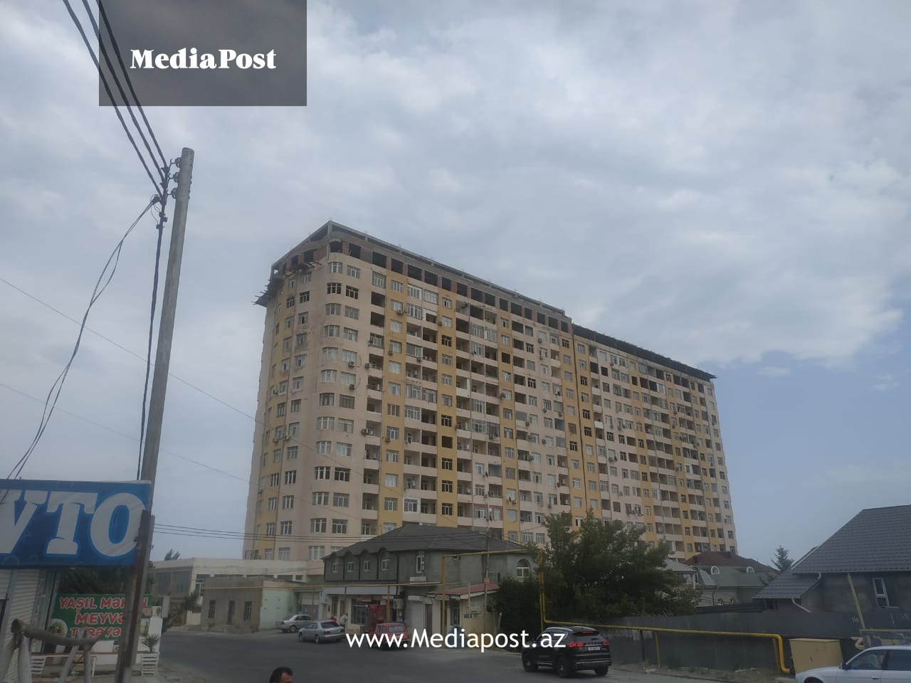 15 mərtəbəli binanın 16-cı mərtəbəsi... - İcra Hakimiyyəti tikintini niyə dayandıra bilmir?