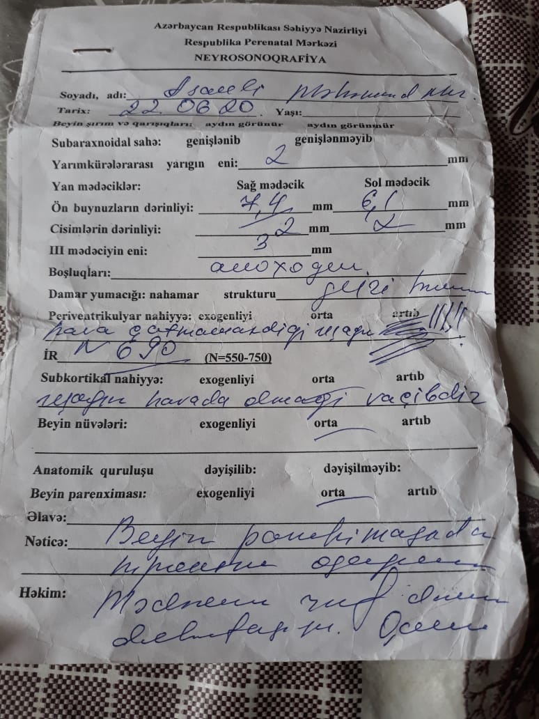 KÖMƏYƏ ÇAĞIRIŞ: 4 aylıq körpə təcili müayinə olunmalıdır - FOTO