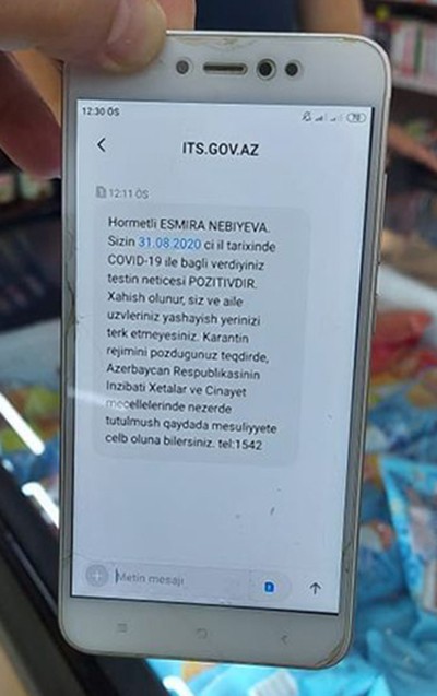 Bakıda koronavirus xəstəsi marketdə işləyirmiş - FOTO