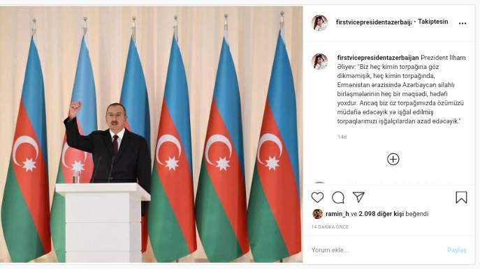 Mehriban Əliyevadan cəbhədəki vəziyyətlə bağlı növbəti paylaşım - FOTO