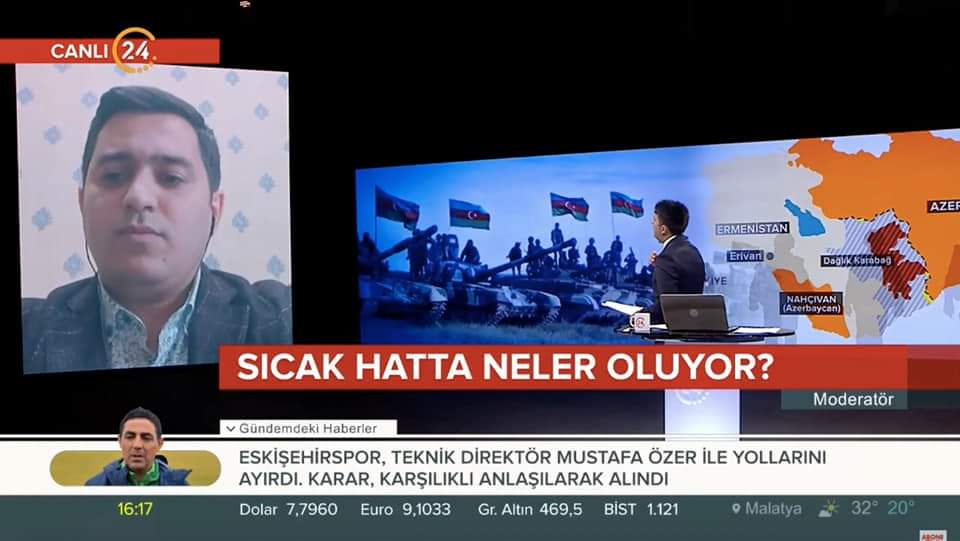 Fərid Şahbazlı Ermənistanın təxribatları ilə bağlı Türkiyə mediasına geniş açıqlamalar verdi - FOTO