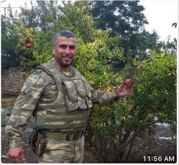 Azərbaycanlı mayor 27 ildən sonra doğulduğu Cəbrayılda - FOTO