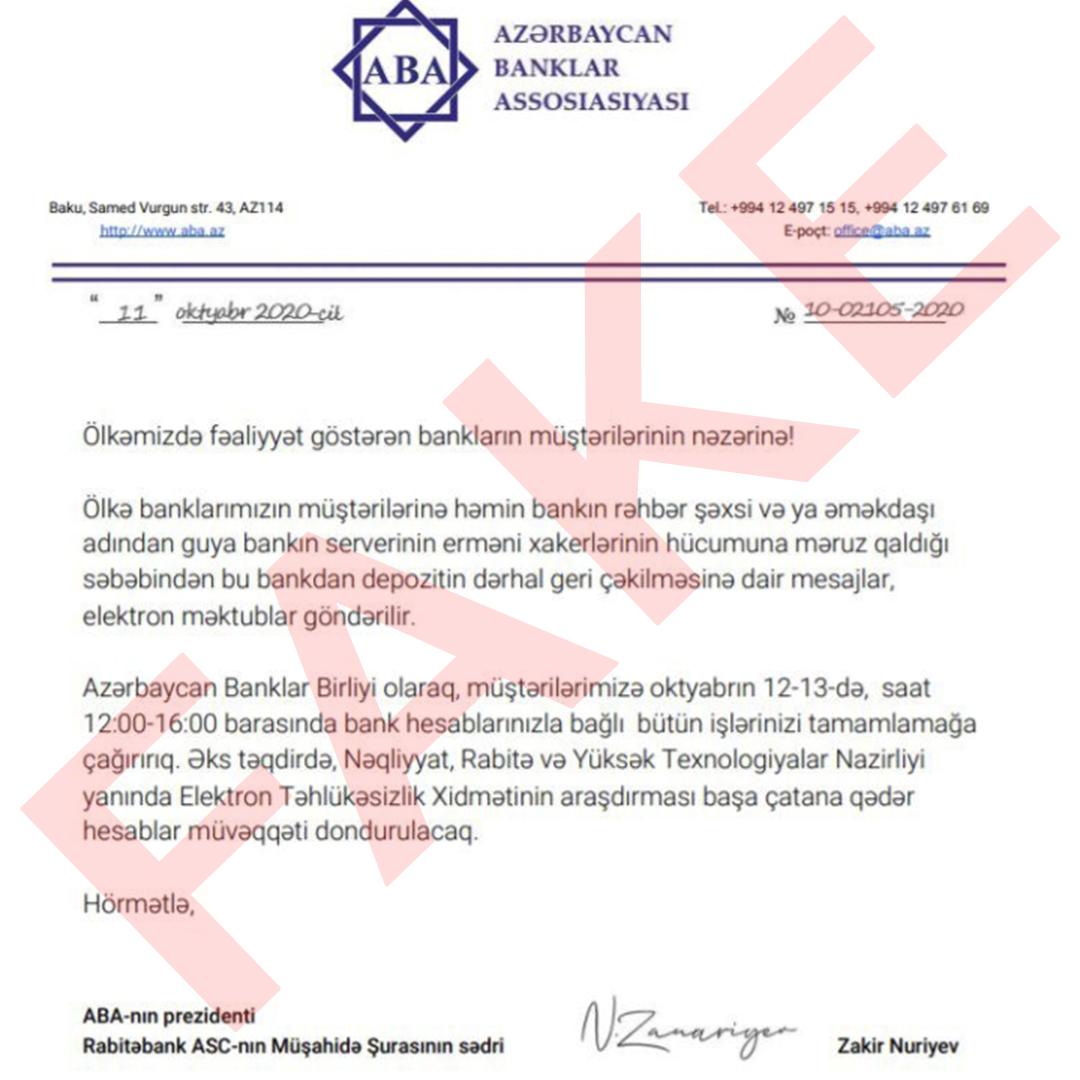 “Telegram” və “WhatsApp”dan gələn saxta məktublarla bağlı XƏBƏRDARLIQ